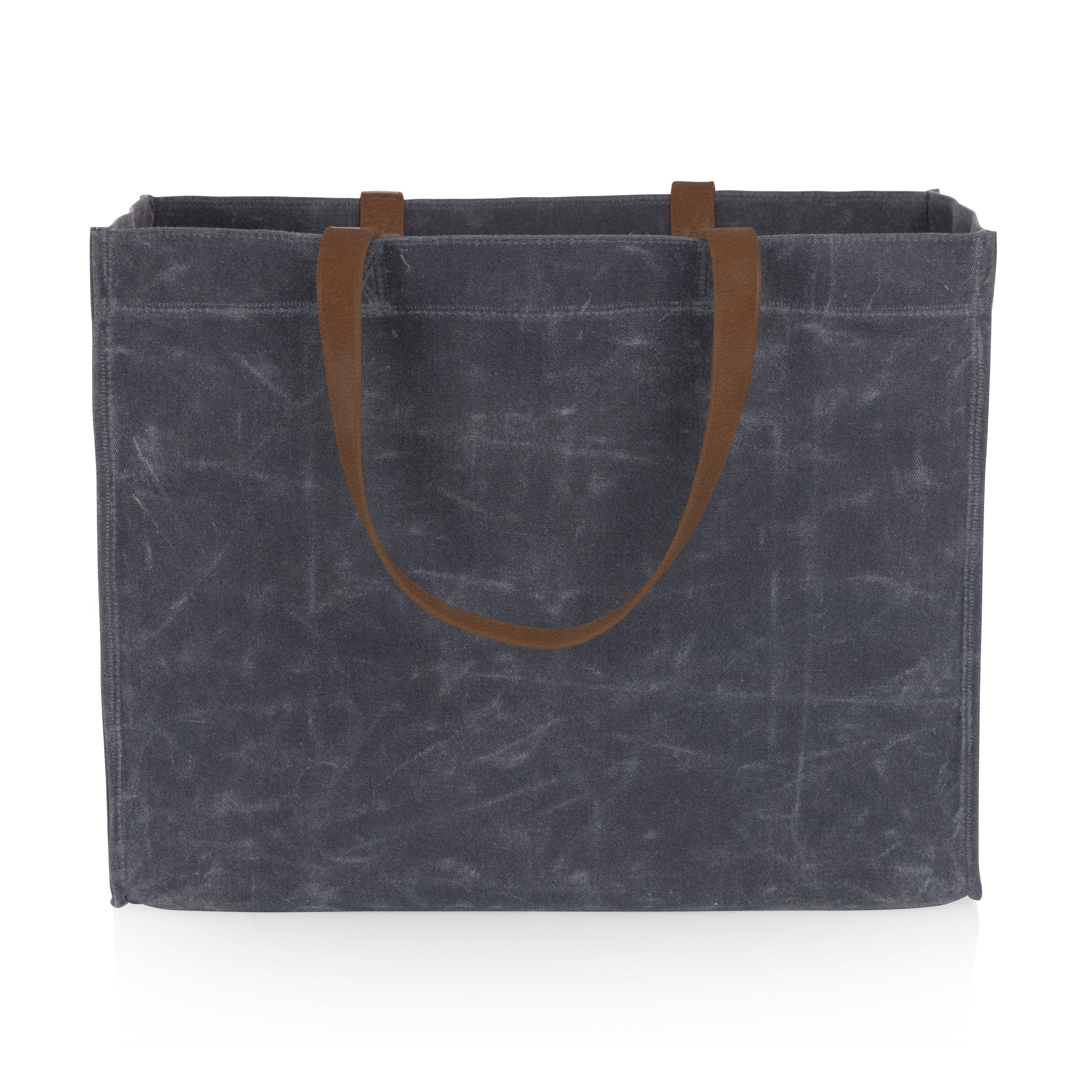 Legacy Market Waxed Canvas Tote with Leatherette Handles