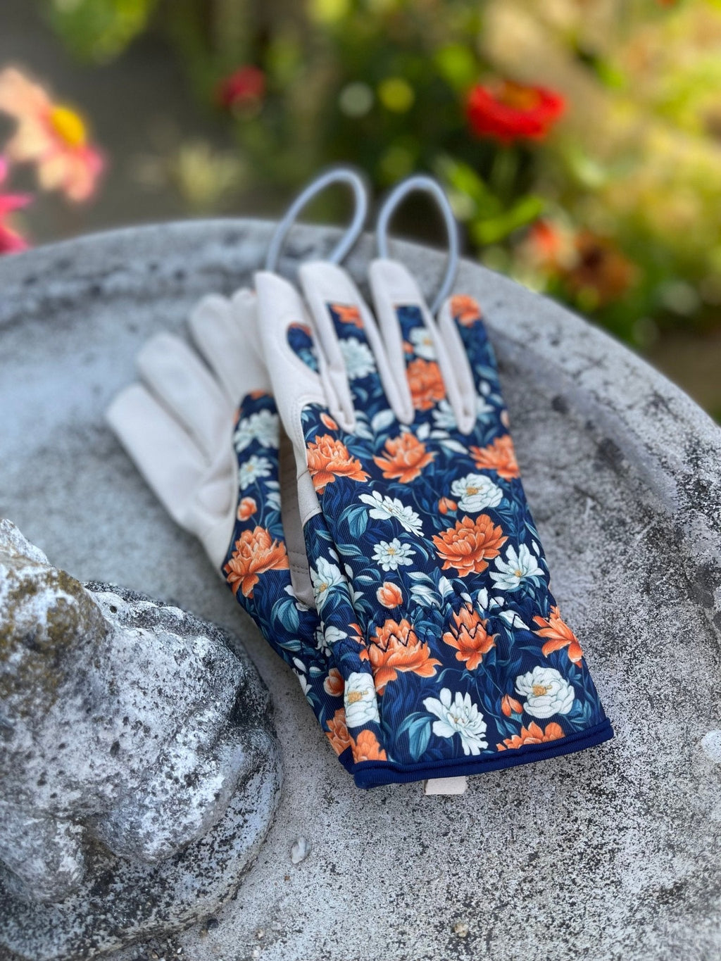 Women's Floral Gardening and Project Gloves "The Olivia" Medium | Heirloom Boulevard