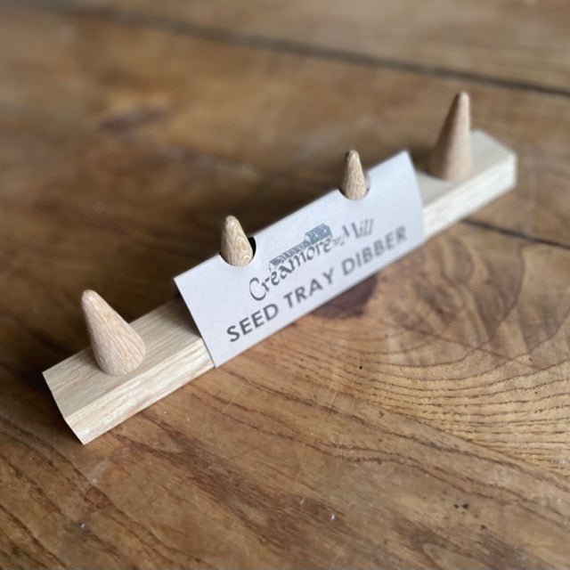 Wood Dibbler for Seed Trays & Beds- Line Seed Hole Maker | Heirloom Boulevard