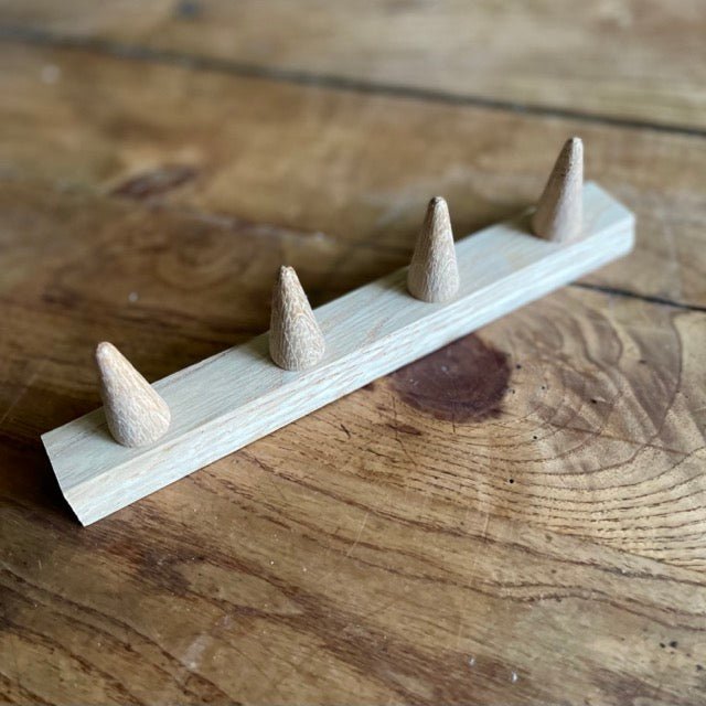 Wood Dibbler for Seed Trays & Beds- Line Seed Hole Maker | Heirloom Boulevard