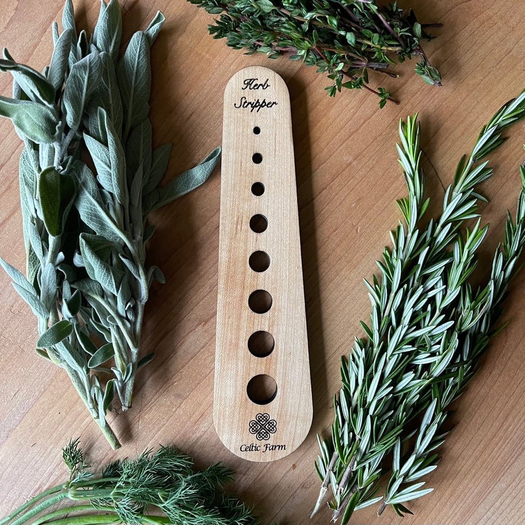 Wooden Herb Stripper - US Made / American Maple | Heirloom Boulevard