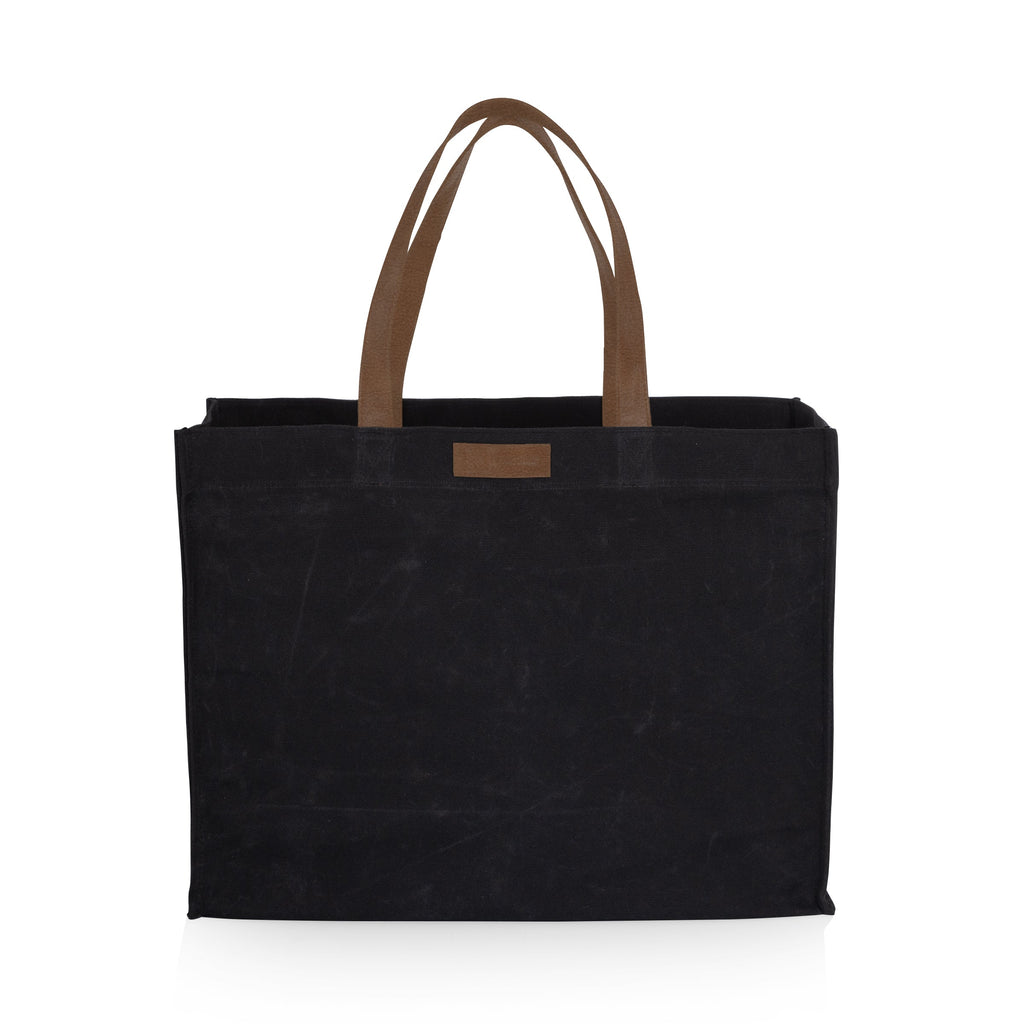 Legacy Market Waxed Canvas Tote with Leatherette Handles