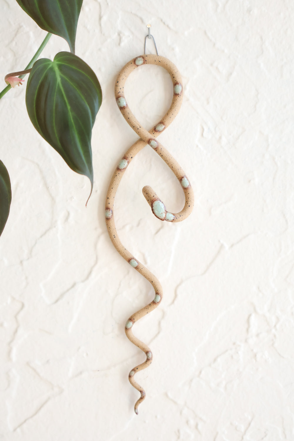 Carter + Rose, Mini Ceramic Wall Snake Carter + Rose | Heirloom Boulevard